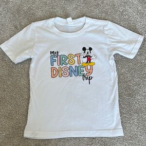 Disney Kids White T-Shirt - My First Disney Trip